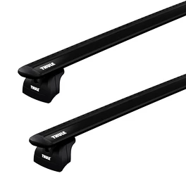 Dakdrager Thule met EVO WingBar Zwart Hyundai i30 5-Dr Hatchback met vaste punten 07-11