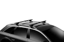 Dakdrager Thule met EVO WingBar Zwart Hyundai Santa Fe 5-Dr SUV met dakrails 00-05