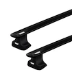 Dakdrager Thule met EVO WingBar Zwart Lancia Delta 5-Dr Hatchback met kaal dak 08-14