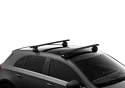 Dakdrager Thule met EVO WingBar Zwart Mercedes Benz C-Class (W205) 4-Dr Sedan met vaste punten 14-21