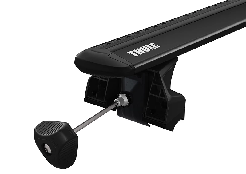 Dakdrager Thule met EVO WingBar Zwart Mini Clubman (F54) 5-Dr Hatchback met geïntegreerde dakrails 16-24