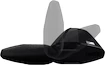 Dakdrager Thule met EVO WingBar Zwart Renault Laguna (Mk III) 5-Dr Estate met dakrails 08-15