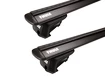 Dakdrager Thule met EVO WingBar Zwart Volkswagen Tiguan (Mk. I) 5-Dr SUV met dakrails 07-16