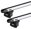 Dakdrager Thule met SlideBar Lancia Musa w/o glass roof 5-Dr MPV met vaste punten 04-12