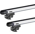 Dakdrager Thule met SlideBar Opel Agila 5-Dr MPV met dakrails 00-07