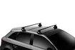Dakdrager Thule met SquareBar Audi Q4 Sportback e-tron 5-Dr SUV met kaal dak 22+