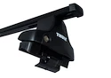 Dakdrager Thule met SquareBar BMW 5-Series Touring (E61) 5-Dr Estate met kaal dak 04-10