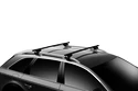 Dakdrager Thule met SquareBar BMW X5 5-Dr SUV met dakrails 00-03