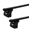 Dakdrager Thule met SquareBar Cadillac BLS 4-Dr Sedan met vaste punten 06-10