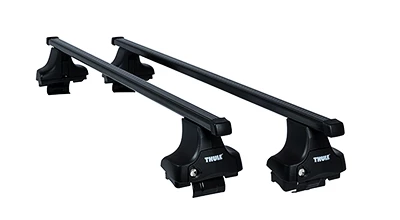 Dakdrager Thule met SquareBar Chrysler Sebring 4-Dr Sedan met kaal dak 01-06