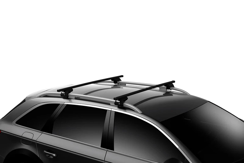 Dakdrager Thule met SquareBar Land Rover Range Rover Evoque 5-Dr SUV met dakrails 11-21