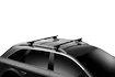 Dakdrager Thule met SquareBar Mitsubishi Pajero 5-Dr SUV met dakrails 00-04