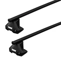 Dakdrager Thule met SquareBar Nissan March K13 5-Dr Hatchback met kaal dak 10-16