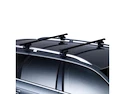 Dakdrager Thule met SquareBar Renault Grand Scénic 5-Dr MPV met dakrails 09-16