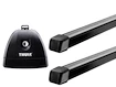 Dakdrager Thule met SquareBar Volkswagen Transporter (T6) 4-Dr Double-cab met vaste punten 15+