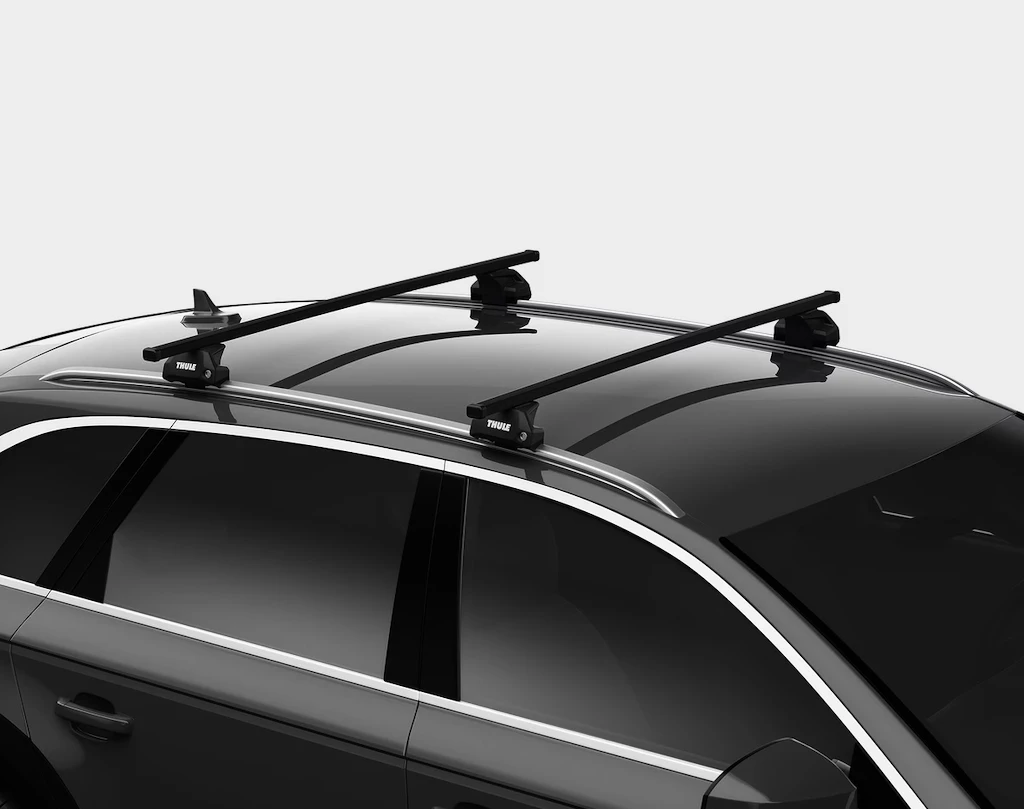 Dakdrager Thule met SquareBar Volvo V40 Cross Country 5-Dr Hatchback met geïntegreerde dakrails 13-19