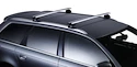 Dakdrager Thule met WingBar Audi A3 Sportback (8V) 5-Dr Hatchback met geïntegreerde dakrails 13-20