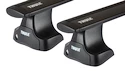 Dakdrager Thule met WingBar Black Audi TT (Mk. II) 3-Dr Coupé met kaal dak 06-14