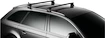 Dakdrager Thule met WingBar Black Ford Focus Mk III 5-Dr Estate met geïntegreerde dakrails 11-18