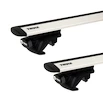 Dakdrager Thule met WingBar Chevrolet Nubira III 5-Dr Estate met dakrails 04-08