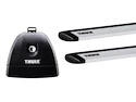 Dakdrager Thule met WingBar Daewoo Le mans 5-Dr Hatchback met vaste punten 90-94