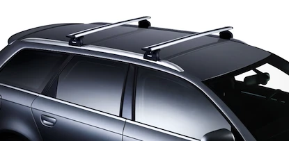 Dakdrager Thule met WingBar Renault Mégane without Sunroof (Mk II) 3-Dr Hatchback met vaste punten 03-08