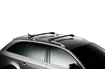 Dakdrager Thule WingBar Edge Black Fiat 500X 5-Dr SUV met geïntegreerde dakrails 15-23