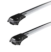 Dakdrager Thule WingBar Edge Nissan Navara 4-Dr Double-cab met dakrails 05-15