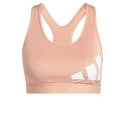 Dames bh adidas  Believe This Medium Support Workout Logo Ambient Blush