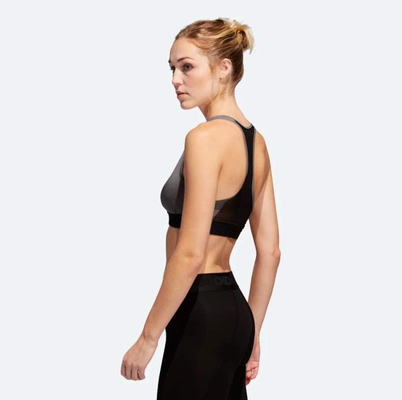 Dames bh adidas  Drst Ask Bra Grey  XS