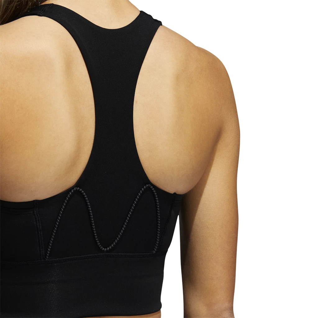 Dames bh adidas  Running Medium-Support Pocket Black
