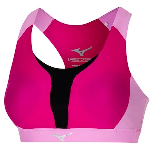 Dames bh Mizuno  High Support Bra Pink Peacock S