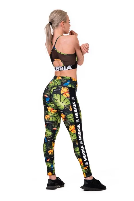 Dames bh Nebbia  Earth Powered sports bra 565 jungle green XS