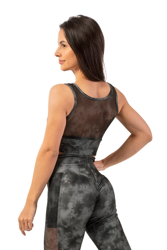 Dames bh Nebbia  ECO Mesh Sports Bra “Breathe” 411 camo green