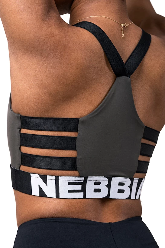 Dames bh Nebbia  Lift Hero Sports mini top 515 khaki L