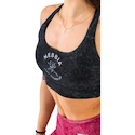 Dames bh Nebbia NEBBIA x OLYMPIA Washed Medium-Support Sports Bra GOLDEN AGE 778 black