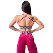 Dames bh Nebbia NEBBIA x OLYMPIA Washed Open Back Sports Bra LEGACY 779 red