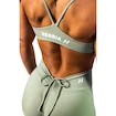 Dames bh Nebbia STRONG BEAUTY Medium-Support Sports Bra TWIST-KNOT 423 light green