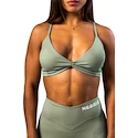 Dames bh Nebbia STRONG BEAUTY Medium-Support Sports Bra TWIST-KNOT 423 light green