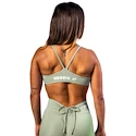 Dames bh Nebbia STRONG BEAUTY Medium-Support Sports Bra TWIST-KNOT 423 light green
