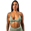 Dames bh Nebbia STRONG BEAUTY Medium-Support Sports Bra TWIST-KNOT 423 light green  XS
