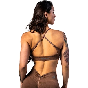Dames bh Nebbia TOTALLY SEAMLESS Medium-Support Sports Bra 305 brown