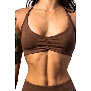 Dames bh Nebbia TOTALLY SEAMLESS Medium-Support Sports Bra 305 brown