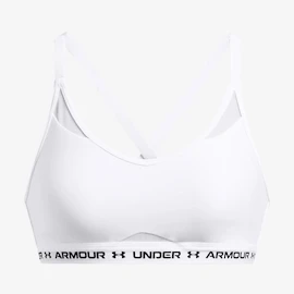 Dames bh Under Armour Crossback Low Bra White
