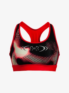 Dames bh Under Armour  HG Mid Padless-RED