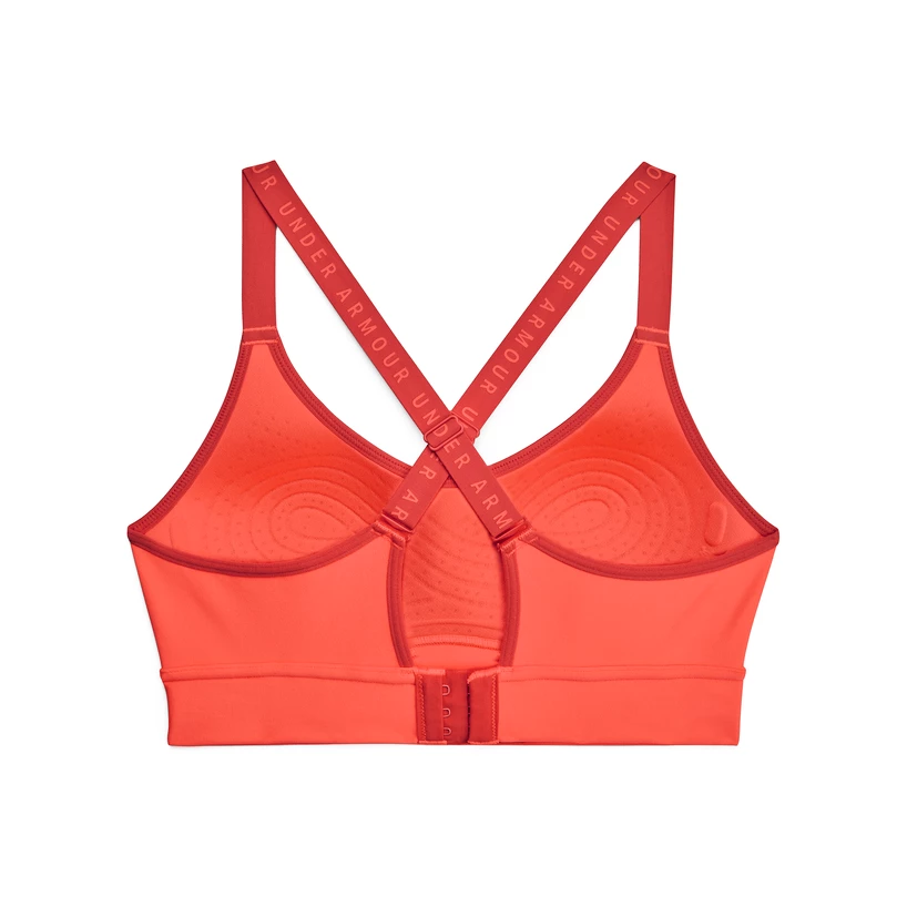 Dames bh Under Armour  Infinity Mid Covered-ORG L