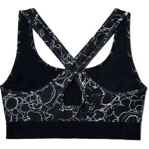 Dames bh Under Armour  Mid Crossback Printed Black  XS