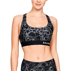 Dames bh Under Armour  Mid Crossback Printed Black  XS