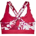 Dames bh Under Armour  Mid Crossback Printed Pink