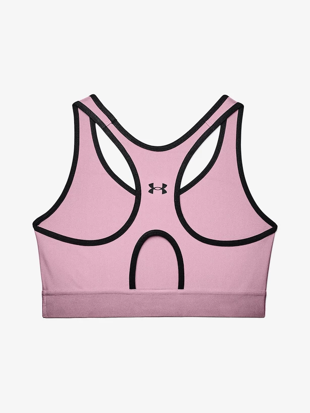 Dames bh Under Armour   Mid Keyhole Graphic-PNK S